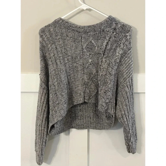 Women's Free People Sweater XS Gray - Picture 4 of 8